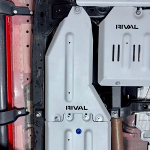 Ford Ranger Skid Plate - Rival 4x4 - Aluminum Transfer Case - `24-`26 Ford Ranger Skid Plate - Rival 4x4 - Aluminum Transfer Case - `24-`26